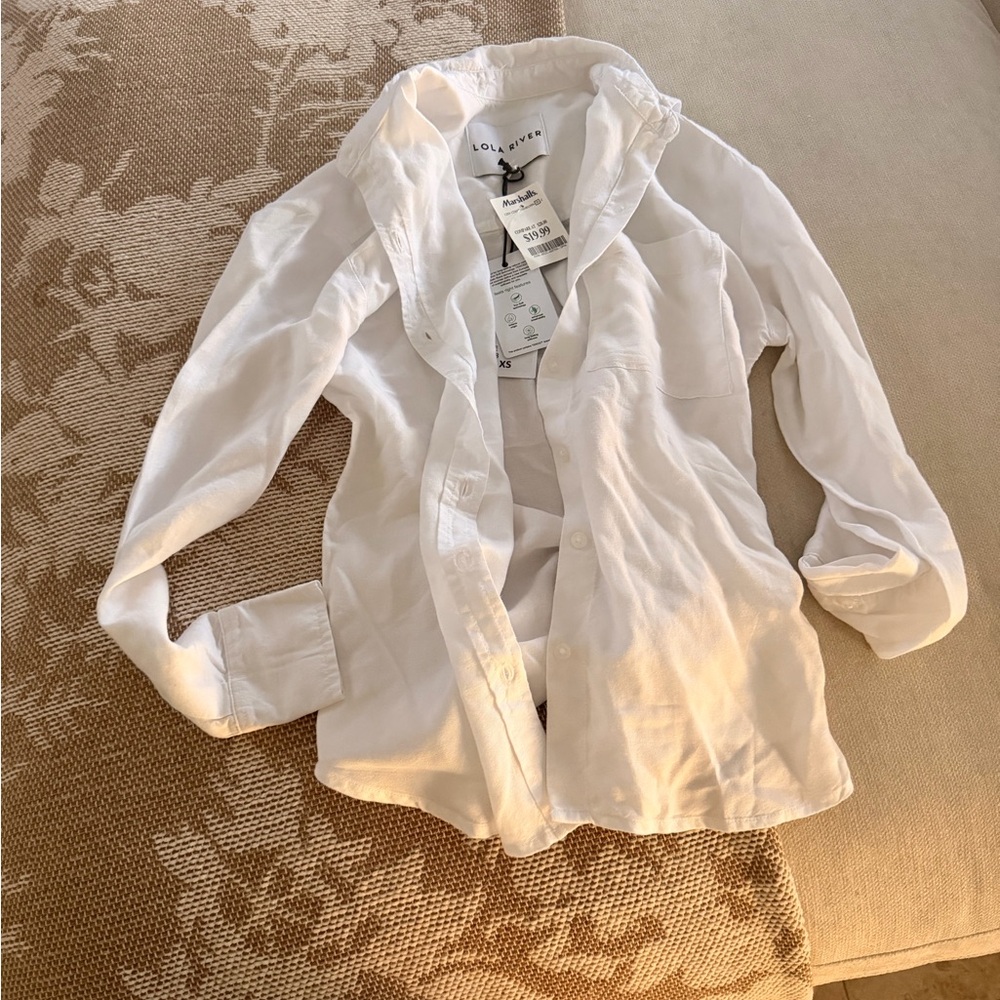 Lola & Sophie Women's White Blouse